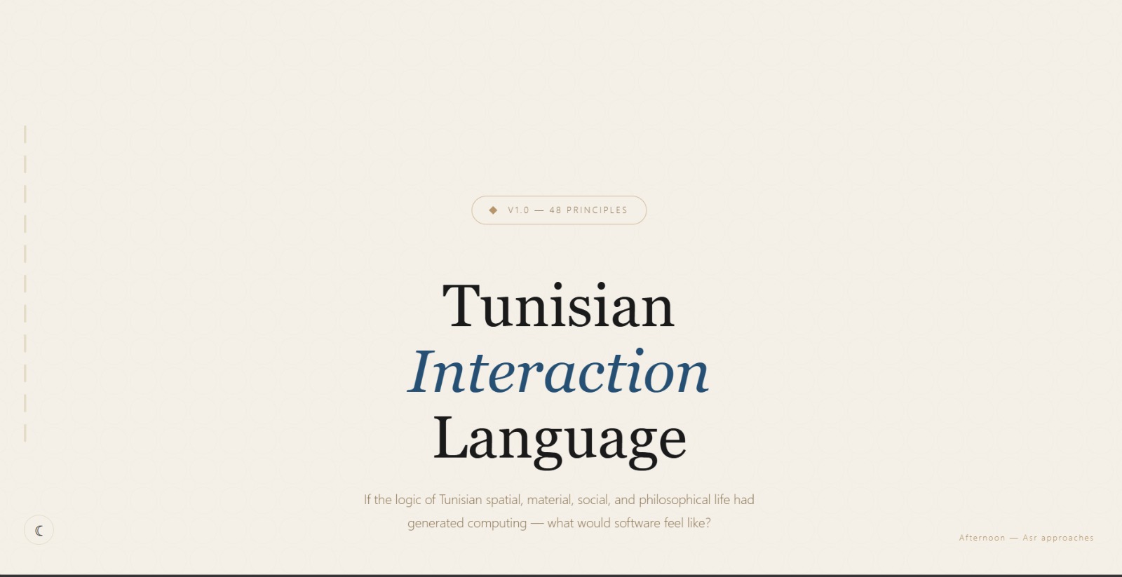 Cultural Interface Framework preview